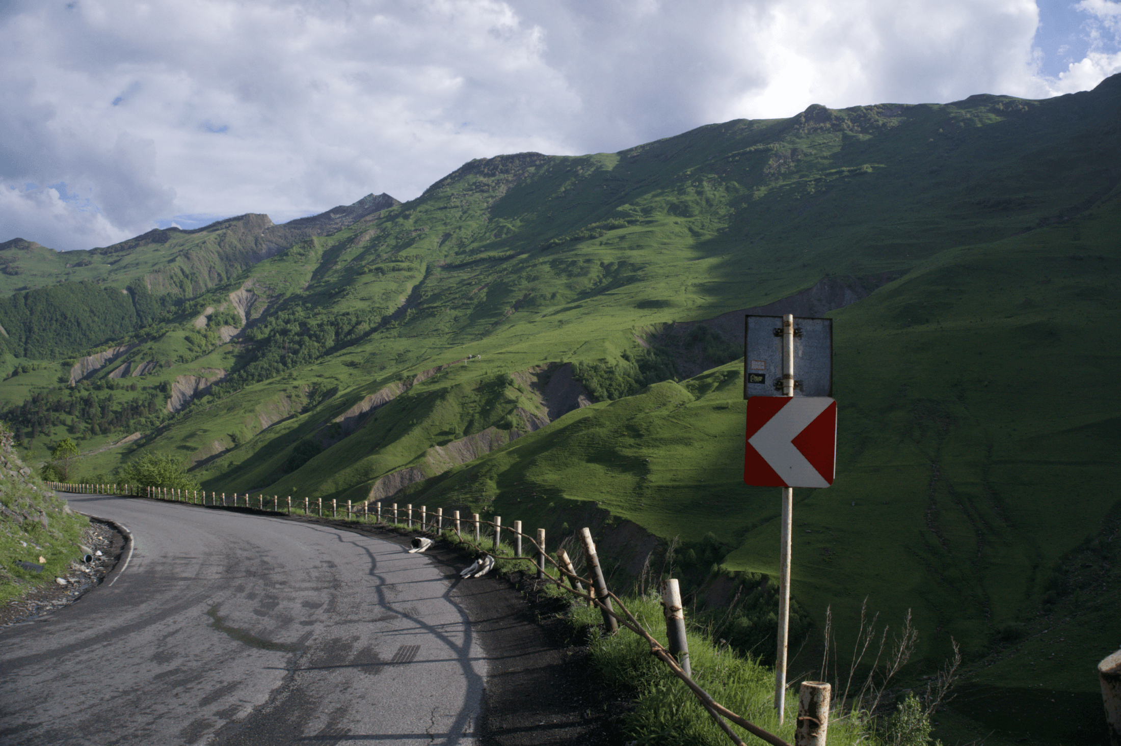 Mountain road in the Caucuses